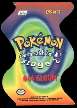 Pokemon Cards Gloom #153 Topps Trading Cards Series 2 NM - Image 2