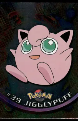 Pokemon Cards Jigglypuff #39 HOLO Topps Trading Cards Series 1 HP *CREASE* - Image 1