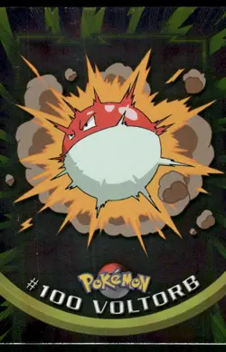 Pokemon Cards Voltorb #100 Topps Trading Cards HOLO Series 2 NM *1 - Image 1