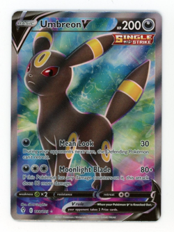 Pokemon TCG Evolving Skies Umbreon V Full Art Ultra Rare Holo Card 188/203 READ! - Image 1