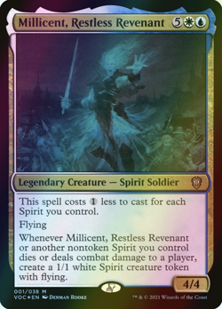 MTG Millicent, Restless Revenant Foil ** Crimson Vow Commander ** English (NM) - Image 1
