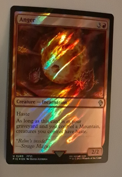 Anger Surge FOIL NM FINAL FANTASY FFVI Magic the Gathering MTG - Image 1