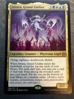 Atraxa, Grand Unifier 196/271 NM MTG Phyrexia: All Will Be One Magic - Image 1