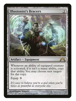 1 x MTG Illusionist's Bracers - Gatecrash Rare! NM Mint! Ships fast - Image 1