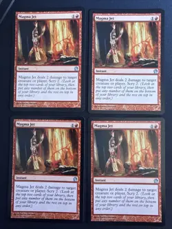 4x Magma Jet (128) Theros LP MTG Magic the Gathering x4 Playset MKE - Image 1