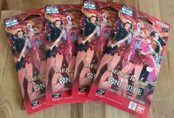 ONE PIECE Heroines EB-03 Lot x4 Sleeved Booster pack English Unopened In-hand - Image 1