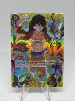 Monkey D. Luffy OP09-119 Secret Rare SEC Emperors New World One Piece English - Image 1