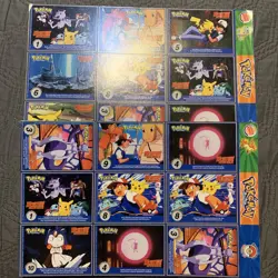 Burger King Pokemon Promo Uncut 2 Sheets 1999 Vintage Pokemon Cards - Image 1