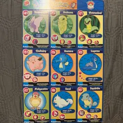 Burger King Pokemon Promo Uncut 2 Sheets 1999 Vintage Pokemon Cards - Image 3