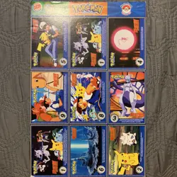 Burger King Pokemon Promo Uncut 2 Sheets 1999 Vintage Pokemon Cards - Image 4