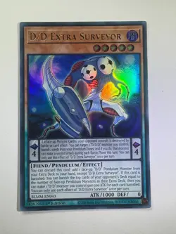 D/D Extra Surveyor BLMM-EN043 Ultra Rare 1st Edition YuGiOh Card NM - Image 1
