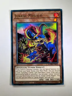 Jurrac Megalo BLMM-EN016 Ultra Rare 1st Edition YuGiOh Card NM - Image 1