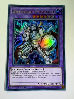Gem-Knight Prismaura BLMM-EN140 Ultra Rare 1st Edition YuGiOh Card NM - Image 1