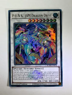 P.U.N.K. JAM Dragon Drive BLMM-EN078 Ultra Rare 1st Edition YuGiOh Card NM - Image 1