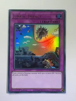 Jurrac Impact BLMM-EN175 Ultra Rare 1st Edition YuGiOh Card NM - Image 1