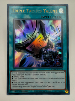 Triple Tactics Talent BLMM-EN170 Ultra Rare 1st Edition YuGiOh Card NM - Image 1
