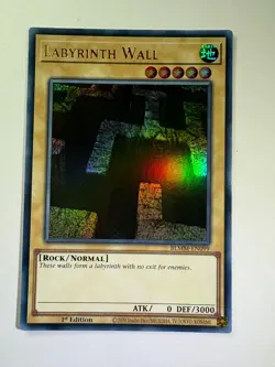 Labyrinth Wall BLMM-EN099 Ultra Rare 1st Edition YuGiOh Card NM - Image 1