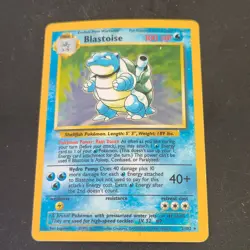 Blastoise 100 HP Holo Rare Regular Base Set Pokemon Card 2/102 1999 WOTC - Image 1