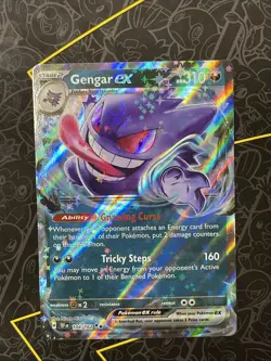 Gengar ex 104/162 Pokemon TCG Card S&V Temporal Forces - Image 1