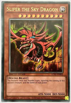 LC01-EN002 Slifer the Sky Dragon - Ultra Rare Ltd. Ed Near Mint YuGiOh Card - Image 1