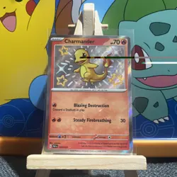 Pokemon Cards Charmander 109/091 Paldean Fates Shiny Rare NM - Image 1