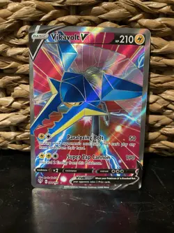 Pokemon TCG Vikavolt v Darkness Ablaze Holo Card 180/189 Full Art Ultra Rare - Image 1