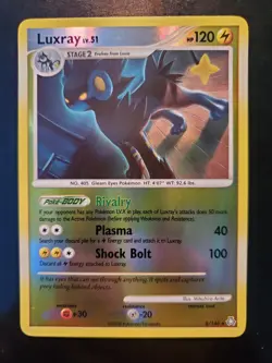 Luxray 8/146 Reverse Holo Rare Pokemon TCG Card DP Legends Awakened Very LP - Image 2
