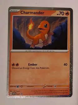 Charmander - 047 (Cosmos Holo) 047 Sv: Scarlet & Violet Promo Cards Holo - Image 1