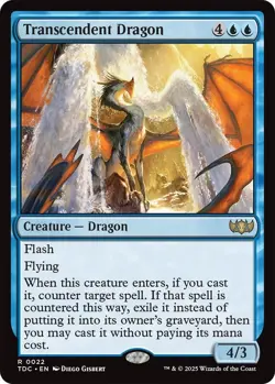 MTG Tarkir: Dragonstorm Commander - Transcendent Dragon - Image 1