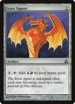 Izzet Signet Guildpact NM Artifact Common MAGIC THE GATHERING CARD ABUGames - Image 1