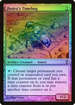 Jhoira's Timebug FOIL Time Spiral PLD Artifact Common MAGIC MTG CARD ABUGames - Image 1