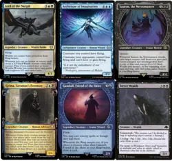 Custom Commander Deck - Lord of the Nazgul - Spellslinger Wraiths EDH MTG Grima - Image 1
