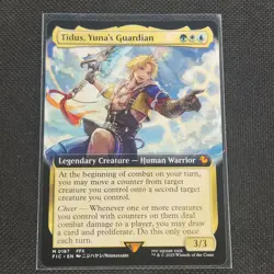 Tidus, Yuna's Guardian - 0187 - M - Extended Art - Non Foil - FF - MTG - NM/M - Image 1