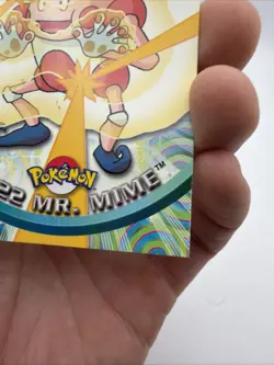 2000 Topps Pokemon TV Animation Edition Non Holo 122 Mr Mime Blue Label NMT - Image 5
