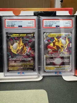 2022 Pokemon Sword Shield Giratina V & VSTAR Lost Origin PSA 10 Sequential - Image 1