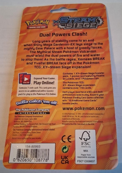 2016 Pokemon XY Steam Siege Blister Pack Factory Sealed - Image 2