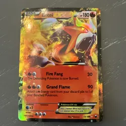 Pokemon Entei EX - Dark Explorers - 13/108 LP - Image 1