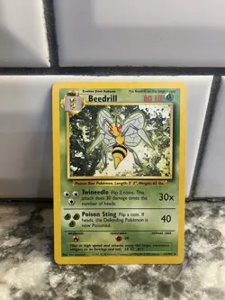 Pokemon Beedrill Base Set 17/102 - Image 1