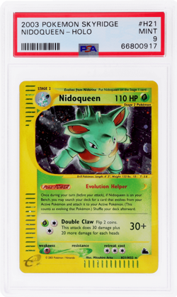 2003 Pokemon Skyridge Nidoqueen Holo #H21 PSA 9 - Image 1