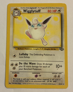 Wigglytuff Jungle #32/64 Rare Pokemon 1999 Wizards of the Coast HP - Image 1