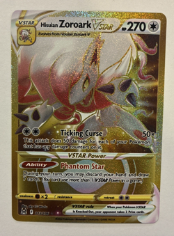 Hisuian Zoroark VSTAR Secret Rare Lost Origin (SWSH:11) #213/196 Pokemon 2022 LP - Image 1
