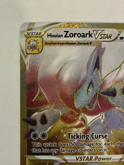 Hisuian Zoroark VSTAR Secret Rare Lost Origin (SWSH:11) #213/196 Pokemon 2022 LP - Image 5