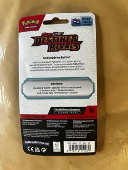Pokemon TCG Destined Rivals Checklane Blister Skeledirge Brand New & Sealed - Image 2