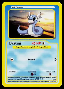 Dratini #j06 Pokemon Funskool Near Mint or Better - Image 1