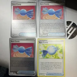 Rare Candy Pokemon Trainer x4 Play Set - Image 1