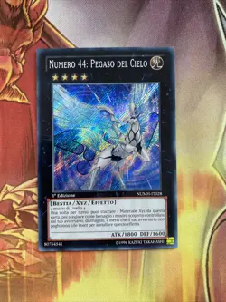 NUMH-EN028 (ITALIAN) Yugioh Number 44: Sky pegasus 1st edition Secret rare - Image 1