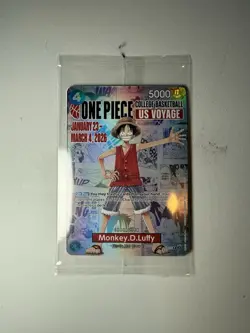Monkey.D.Luffy (055) (College Basketball US Voyage) P-055 One Piece Promotion... - Image 1