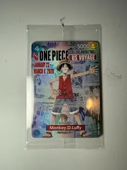 Monkey.D.Luffy (055) (College Basketball US Voyage) P-055 One Piece Promotion... - Image 3