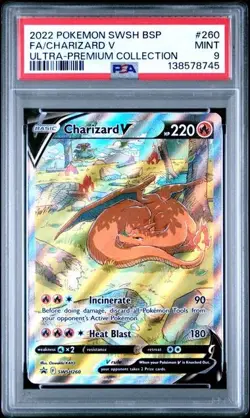 Charizard UPC Promo Cards SWSH260 SWSH261 & SWSH262 Set PSA 9 Sequential - Image 2