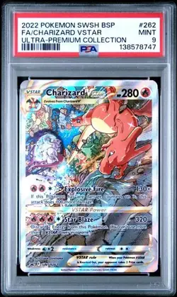 Charizard UPC Promo Cards SWSH260 SWSH261 & SWSH262 Set PSA 9 Sequential - Image 4